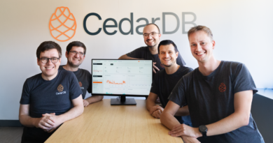 CedarDB Founders Moritz Sichert, Lukas Vogel, Philipp Fent, Dominik Durner and Christian Winter