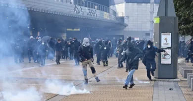 Chaos and looting roiled major cities as Europeans poured into the streets to protest rising living costs