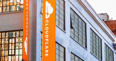 Exterior view of Cloudflare headquarters, San Francisco