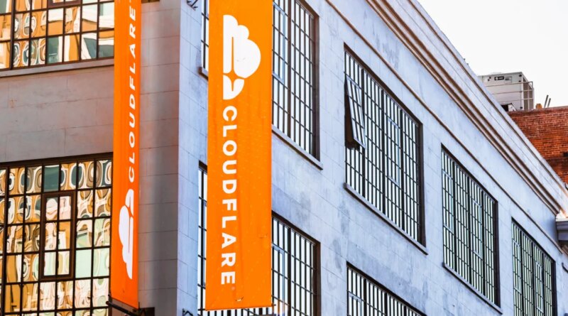 Exterior view of Cloudflare headquarters, San Francisco