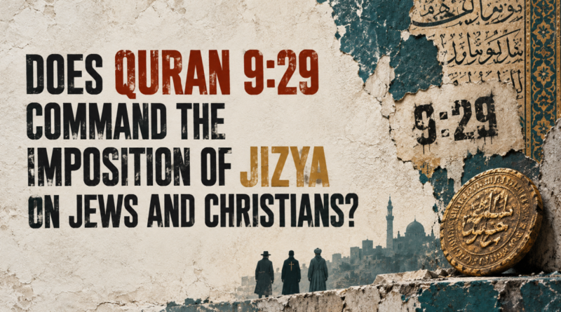 Does Quran 9:29 Command Muslims to Impose Jizya on Jews and Christians?