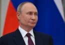 Russian President Vladimir Putin looks on as he makes a speech during a joint press statement with Hungarian Prime Minister Viktor Orban on July 05, 2024.