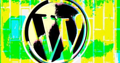 stylized WordPress logo