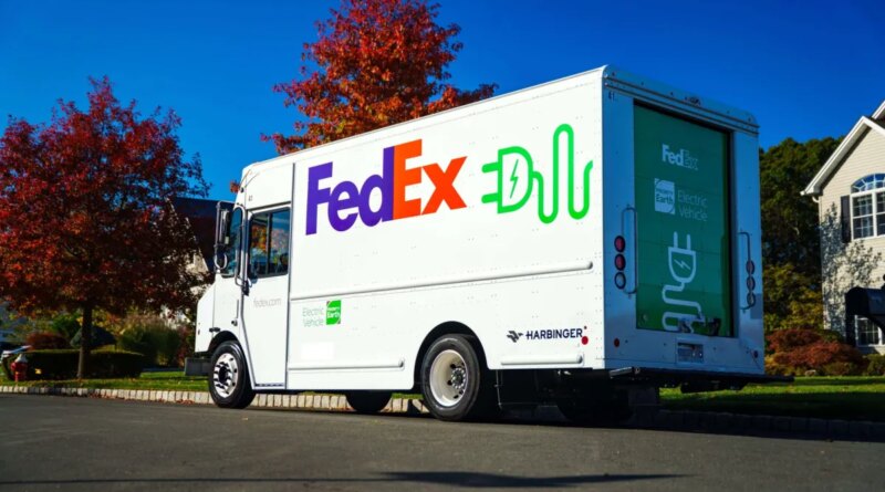 Harbinger's electric truck built for FedEx