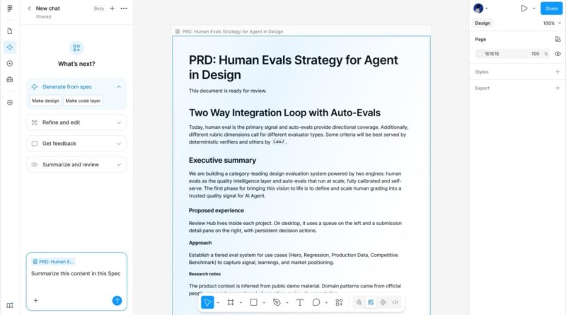 Figma announces new features to define how agents work on its platform | TechCrunch