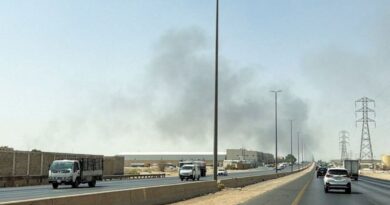 Fire, smoke seen near Aramco facility in Riyadh, witness says