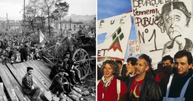 France is facing widespread unrest. Photos show its protests and riots over the past 100 years.
