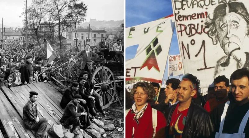 France is facing widespread unrest. Photos show its protests and riots over the past 100 years.