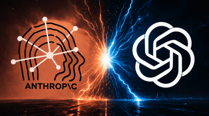 Anthropic and OpenAI logos