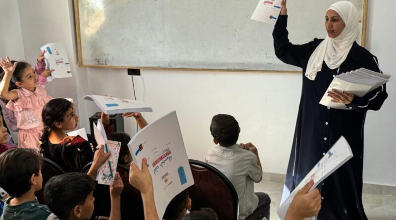 In Egypt's Sinai, Gazan builds school for children displaced by war