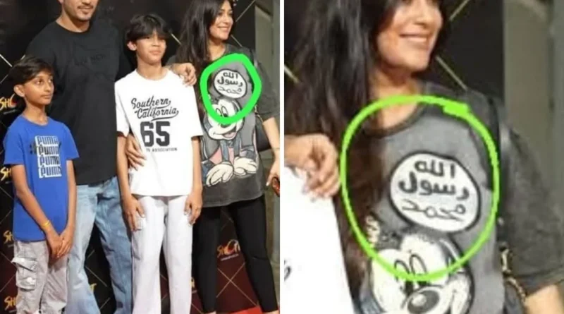 Indian Actress Neha Swami Wears T-Shirt Insulting Prophet Muhammad