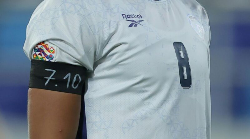 Israel wear black armbands in Ireland tie over Hamas attack