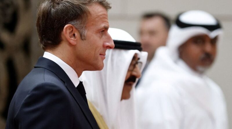 Macron opens Gulf tour after violent protests in France