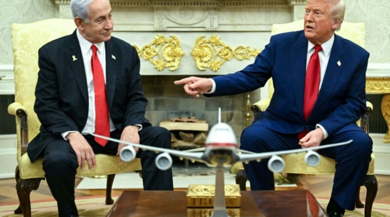 Netanyahu basks in Trump endorsement week before election