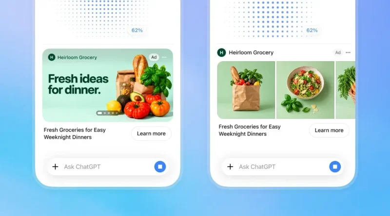 OpenAI launches visual ads that appear alongside image generation results | TechCrunch