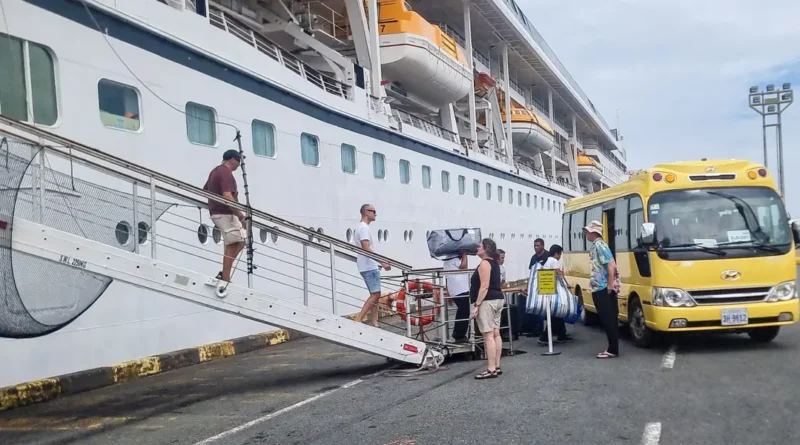 Passengers living on a round-the-world cruise were given 8 hours to pack up their lives and leave the ship in Cambodia