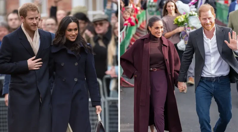 Prince Harry and Meghan Markle returned to Nottingham, where they made their royal debut in 2017. Here's how the visits compare.