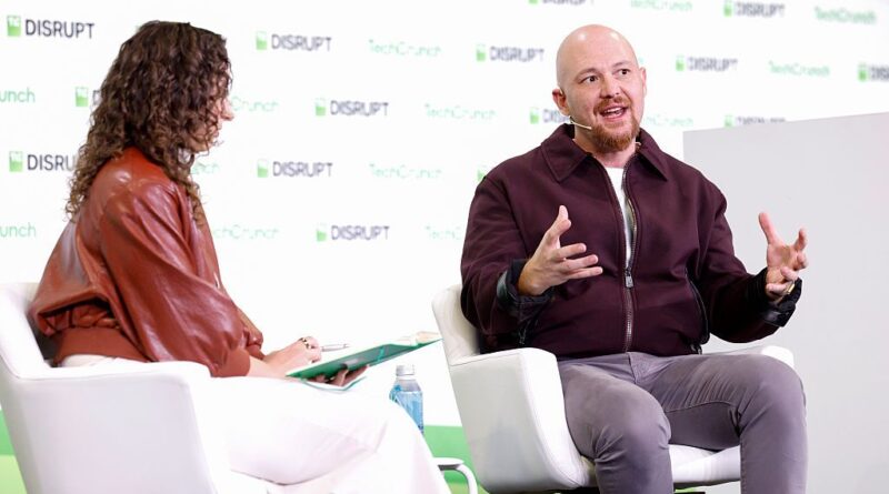 Rebecca Bellan and Amjad Masad, CEO & co-founder, Replit, speak onstage during TechCrunch Disrupt 2026.