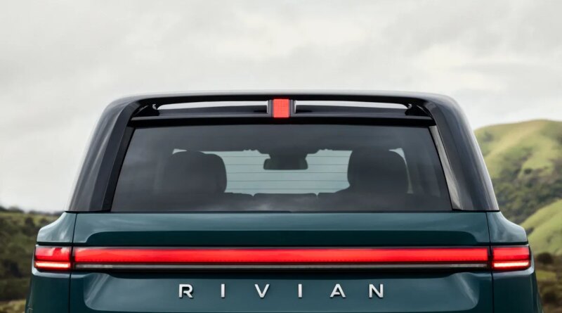 rear view of Rivian R2