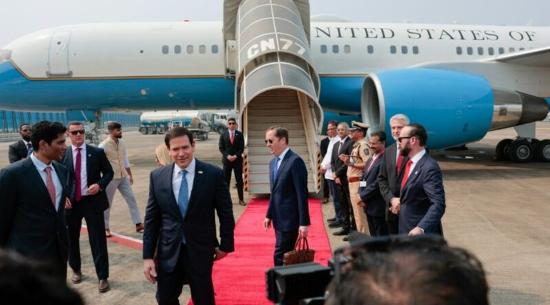 Rubio lands in India for 'trade diplomacy'