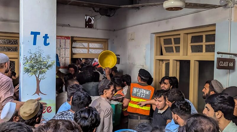 School roof collapses in northwestern Pakistan, killing at least 29 people