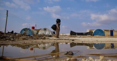 Syria flash floods kill at least 5, force hundreds of families from camps