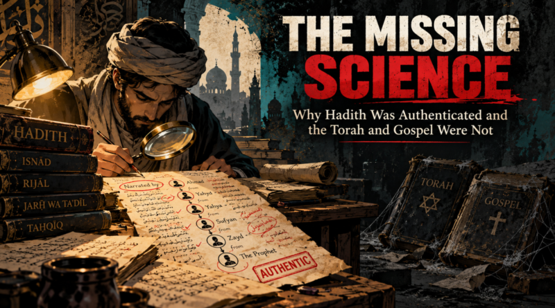 The Missing Science: Why Hadith Was Authenticated and the Torah and Gospel Were Not