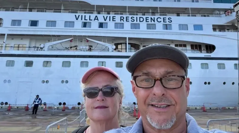 They made a cruise ship their home, then got kicked off in Cambodia. Now their dream life is on hold.