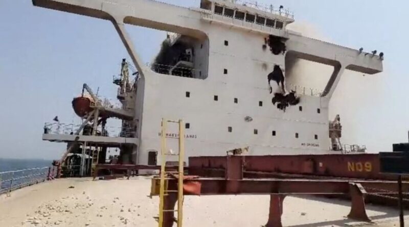 Two ships sink near Hormuz after being hit by projectiles amid surge in attacks