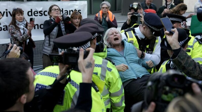 UK police arrest Palestine Action supporters ahead of Supreme Court hearing