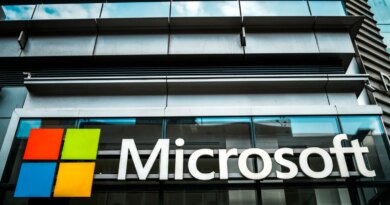 The Microsoft store is pictured in Manhattan.