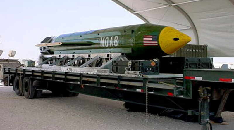 US military weighs use of ‘mother of all bombs’ in potential future strikes on Iran, CNN says