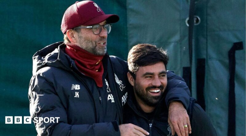 Jurgen Klopp and Vitor Matos