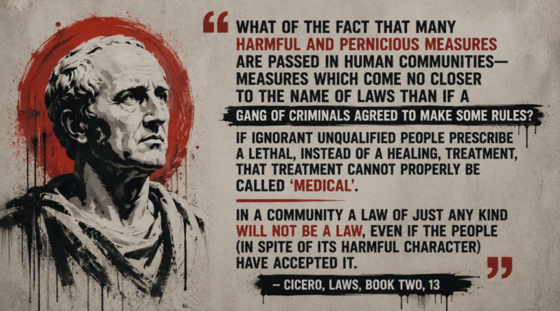 When a Law Is Not a Law: Cicero, the natural-law tradition, and the Quran’s higher standard