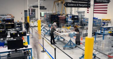 Xona's commercial GPS alternative is about to go live | TechCrunch Technicians assemble satellites on Xona's manufacturing floor.